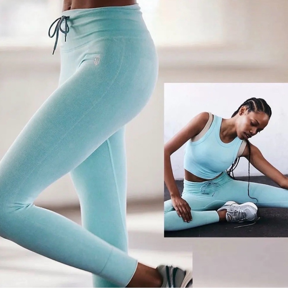 Free People Movement Go To Leggings Poolside Blue XS-S